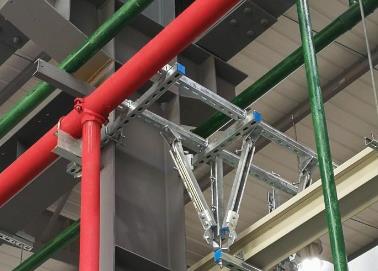 承德市该抗震支架的整体式支吊架结构协调性好